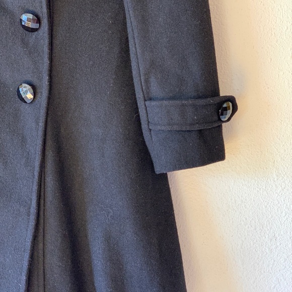 AOISOS Black Lined Coat (size: 8) - Picture 15 of 15